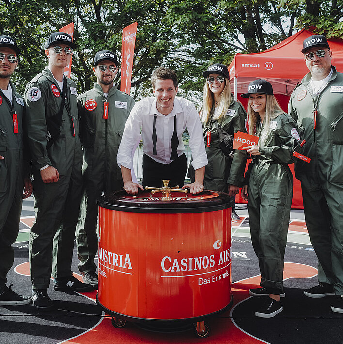 RB Flugtag 2021 - Das Team von Casinos Austria