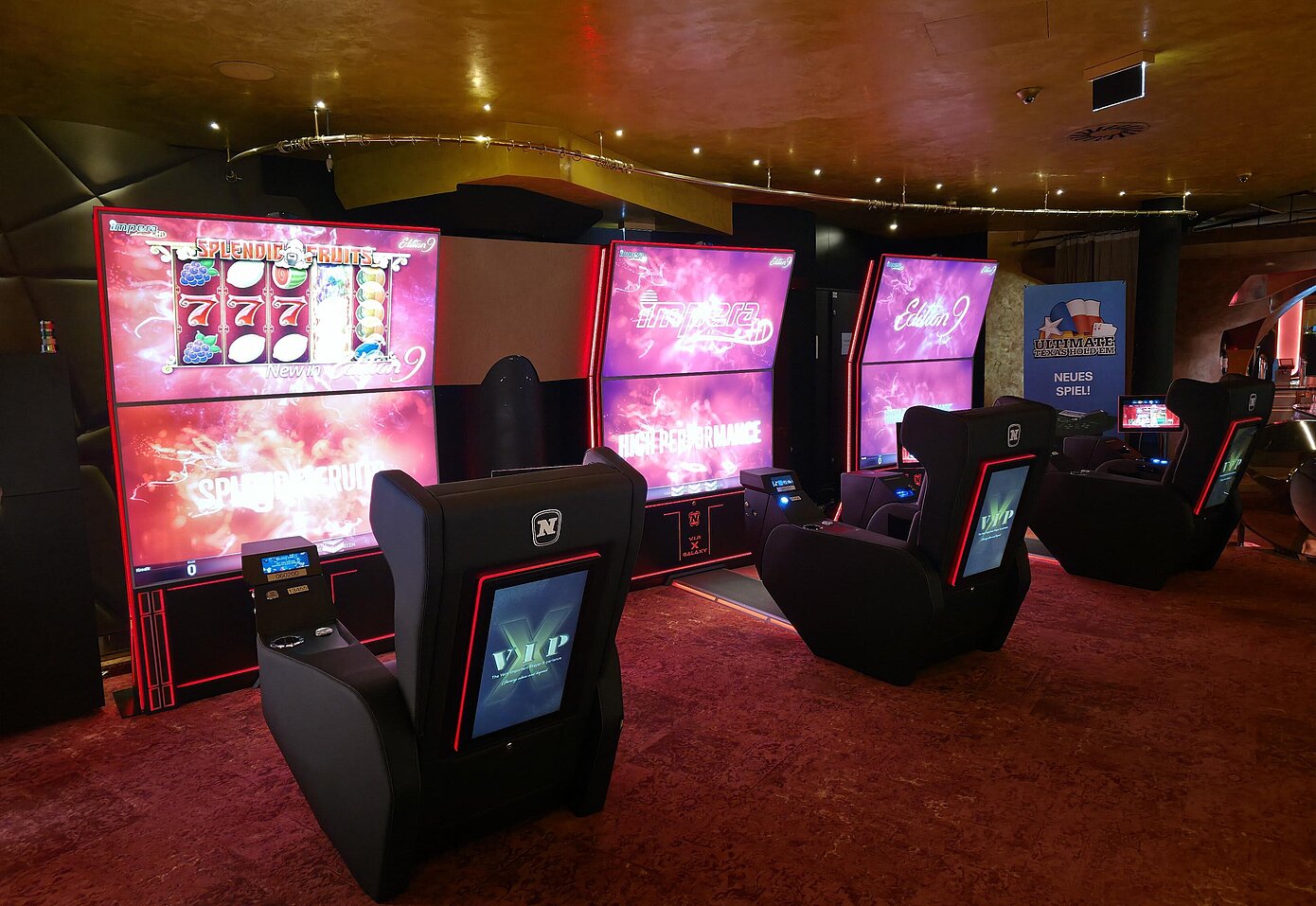 Novomatic VIP Galaxy Automaten im Casino Graz