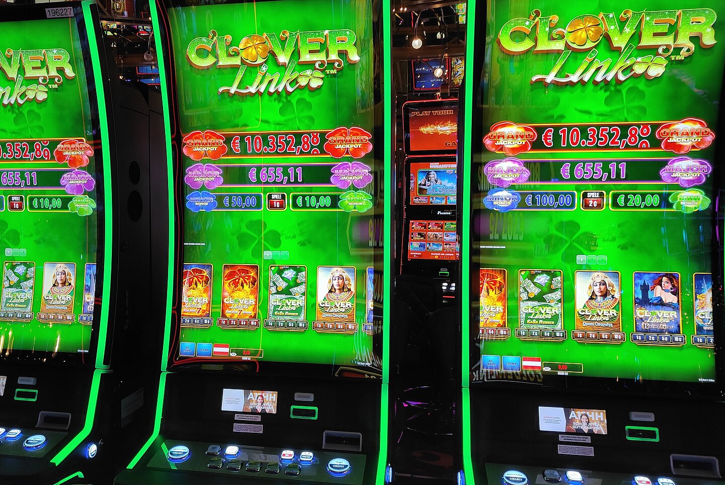 Clover Link Automaten im Casino Velden