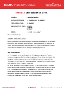 Teilnahmebedingung