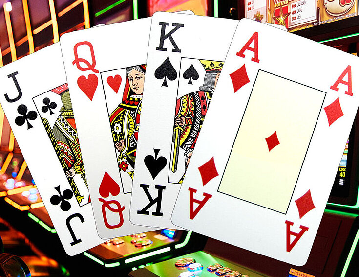 Automaten Mystery Pot Bub Dame König Ass Automaten Mystery Pot Bube Dame König Ass