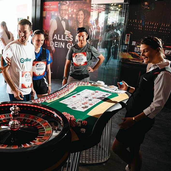 Wings for Life World Run 2026 Casinos Austria Roulette im Event Container