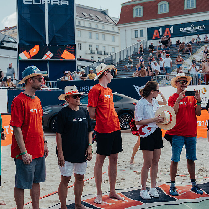 Beach Volleyball 2024 Casinos Austria Riesen-Roulette