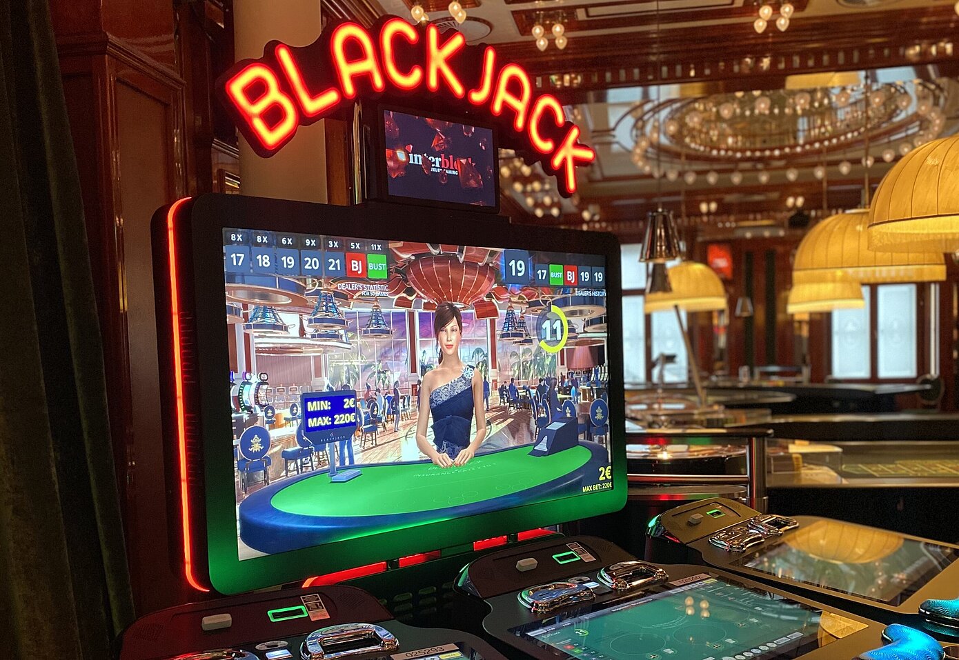 Multihand Black Jack Automaten