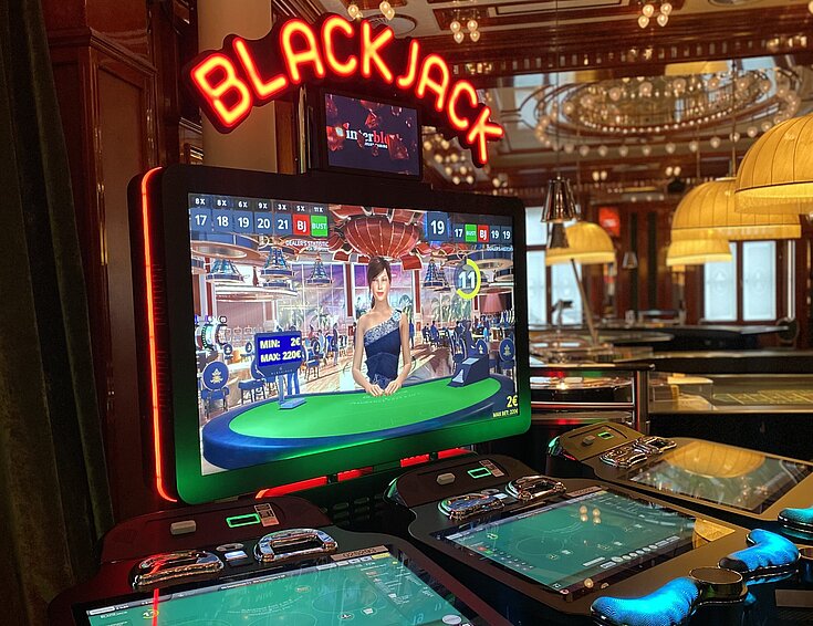 Casinos Austria Multihand Black Jack Automaten