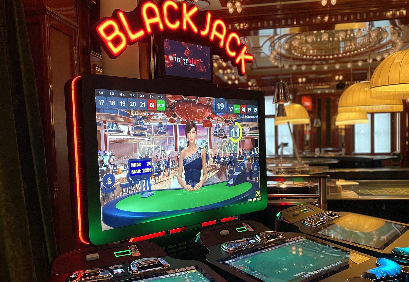 Multihand Black Jack Automaten