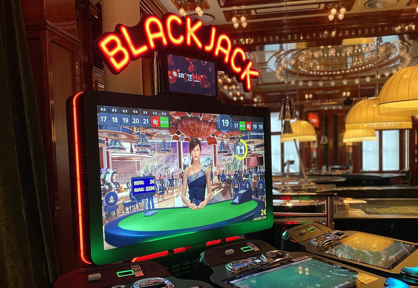 Multihand Black Jack Automaten