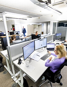 Shared Desk Konzept am Rennweg