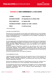 Teilnahmebedingungen