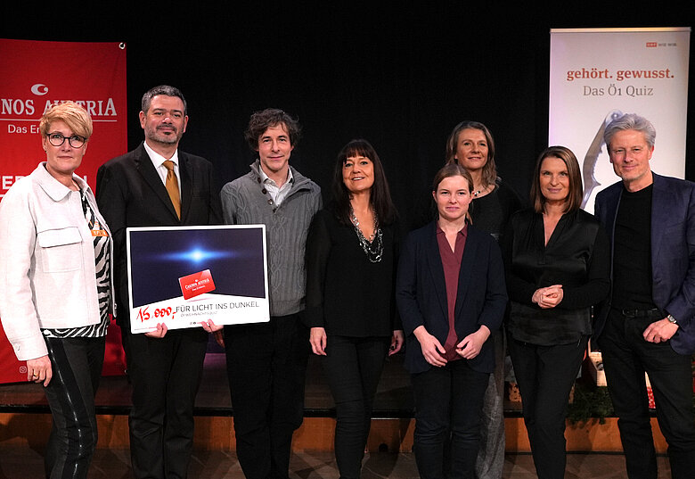 ORF Joseph Schimmer Ö1 Weihnachts-Quiz Gerlinde, Bernd Fellinger, Markus Meyer, Doris Glaser, Anna Schmitzer, Birgit Denk, Barbara Stöckl, Florian Scheiber
