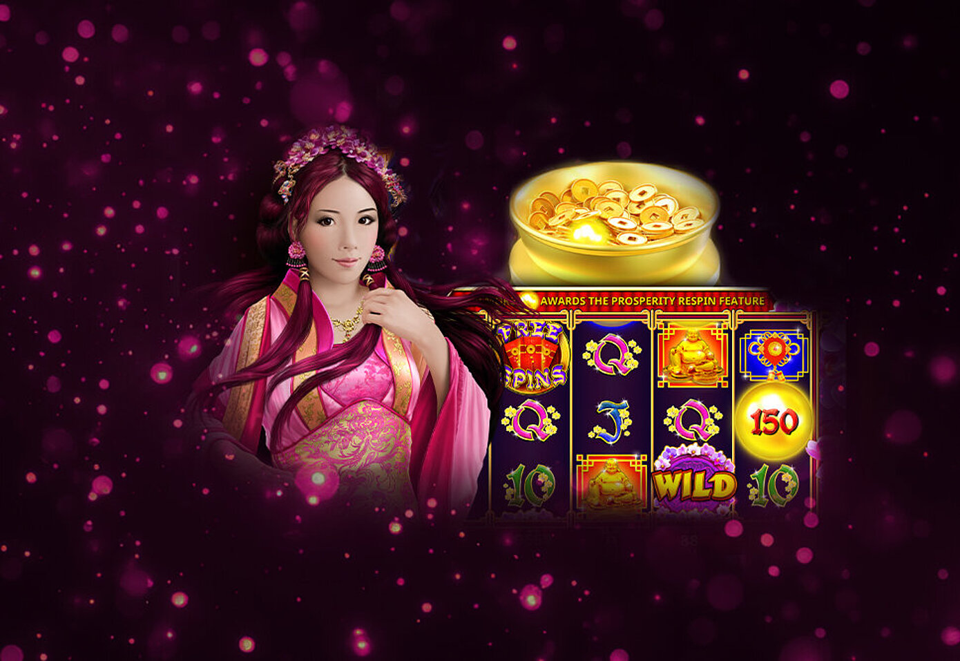 Prosperity Link Spielautomaten Key Visual