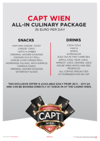 Kulinarik Capt Wien Package