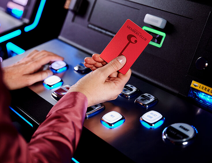 Casinos Austria Automaten Member Card Red Hand