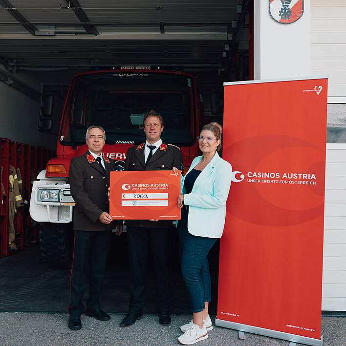 Casino Kleinwalsertal Partner Freiwillige Feuerwehr Mittelberg