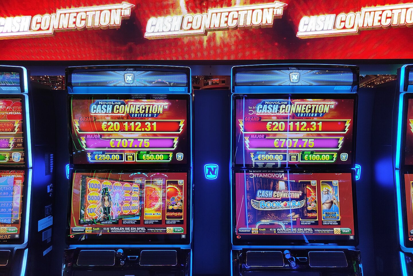 Cash Connection Automaten im Casino Velden