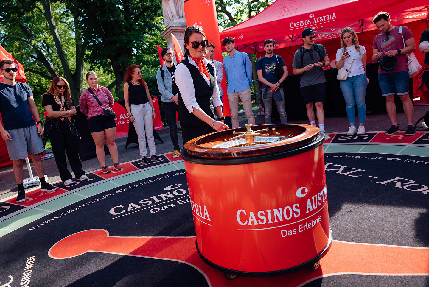 Wings for Life World Run 2024 Riesen-Roulette