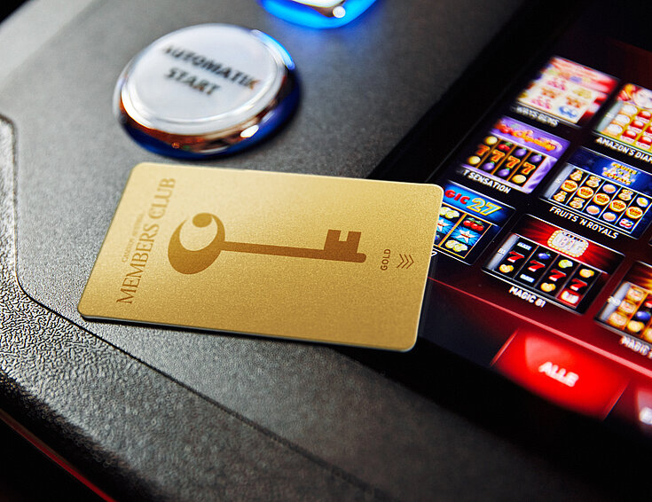 Spielautomat Close-up Member Card Gold