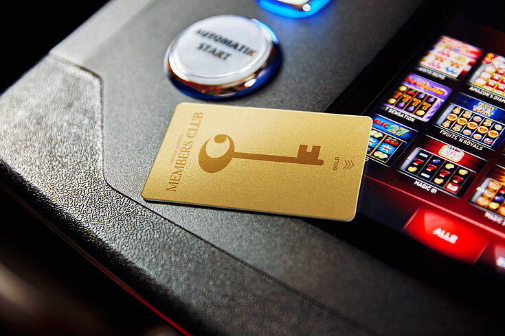 Spielautomat Close-up Member Card Gold