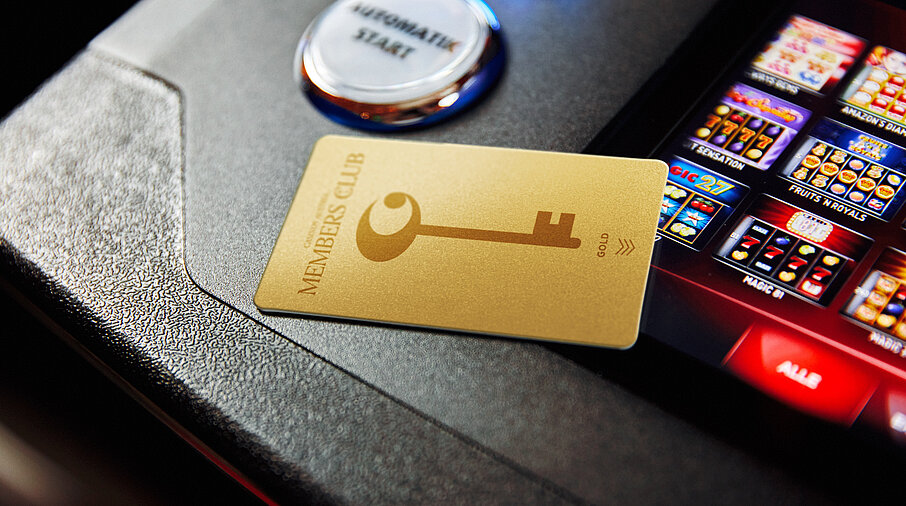 Spielautomat Close-up Member Card Gold
