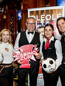 Ein Team des Casino Wien als einer der Gastgeber des letztjährigen Bewerbs.