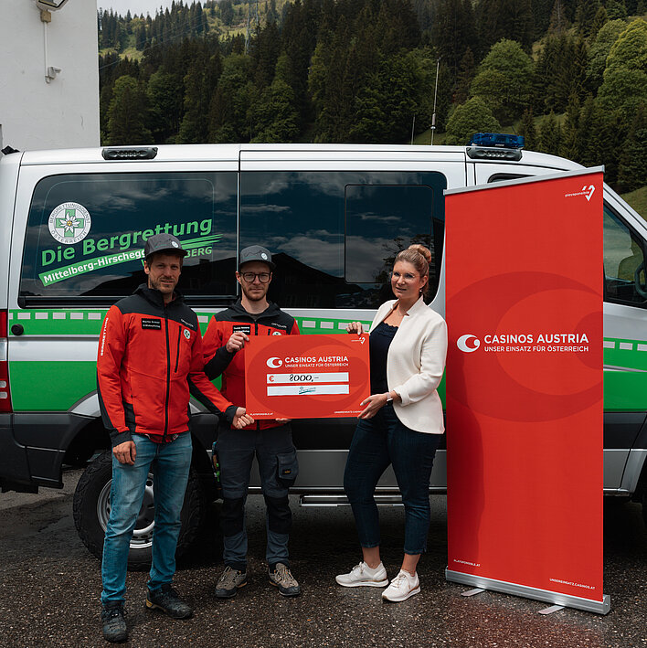 Bergrettung Mittelberg Partner Casino Kleinwalsertal