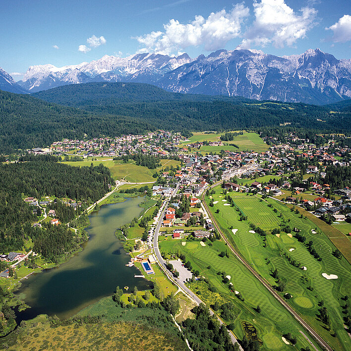 Luftaufnahme Seefeld in Tirol