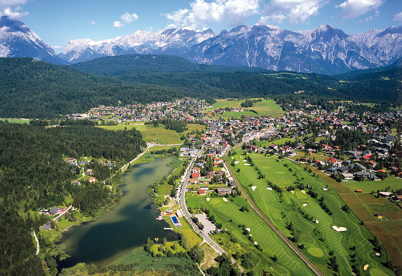 Luftaufnahme Seefeld in Tirol