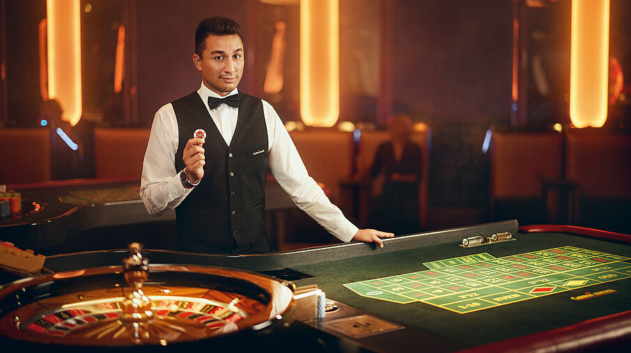 Croupier, Spieltisch, 13er Jeton
