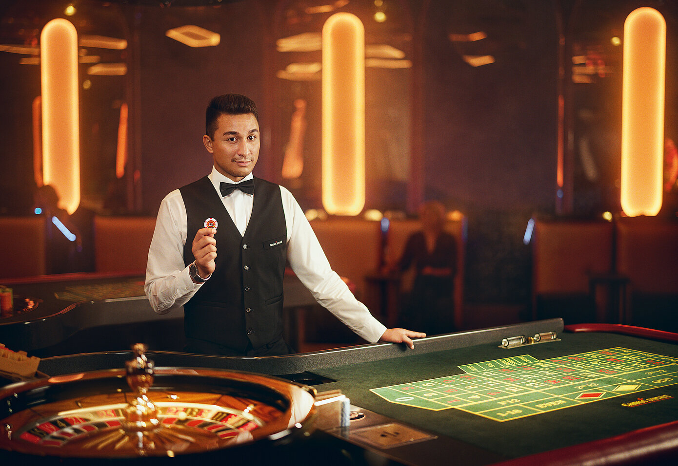 Croupier, Spieltisch, 13er Jeton