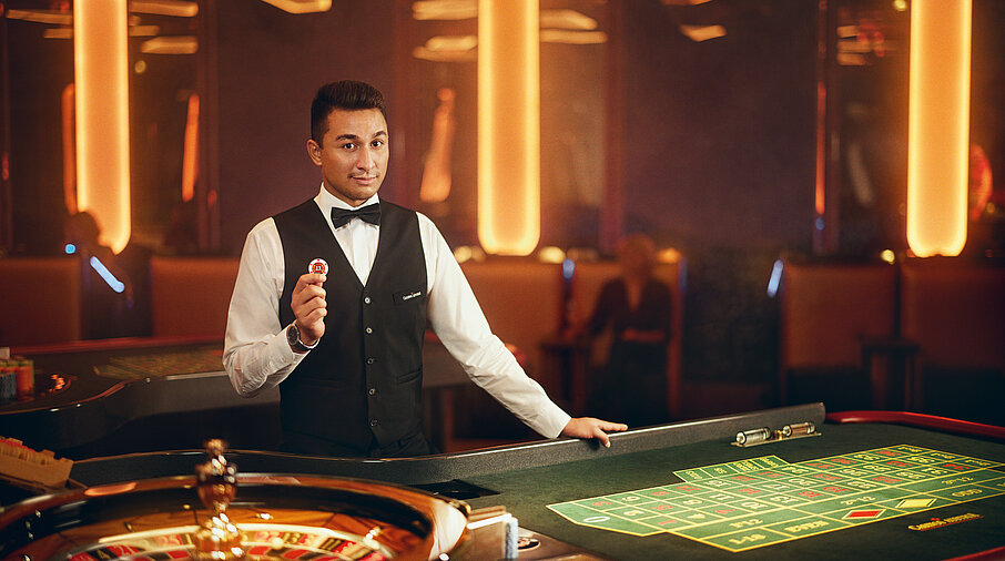 Croupier, Spieltisch, 13er Jeton