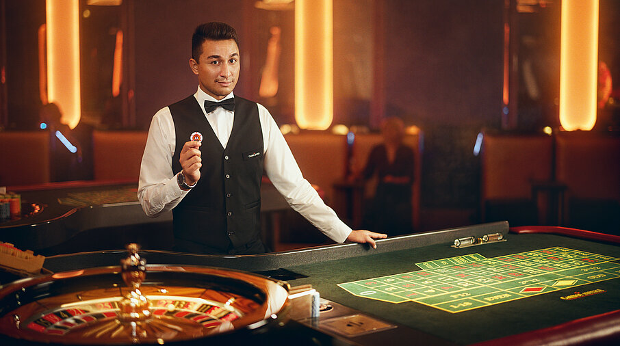 Croupier, Spieltisch, 13er Jeton