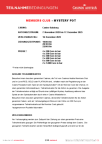 Teilnahmebedingungen 