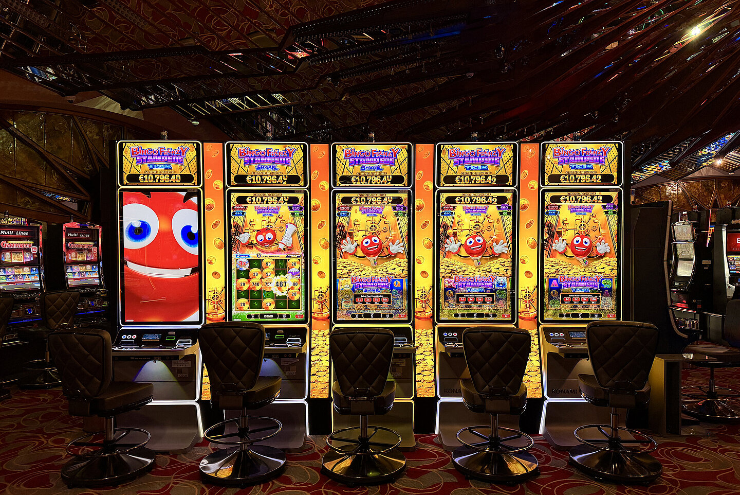 5 Bingo Frenzy Spielautomaten im Casino Bregenz