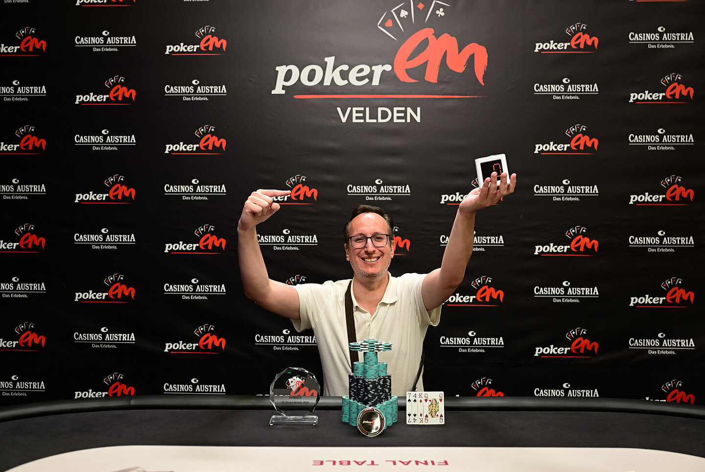 Der Gewinner sitzt am Final Table. 