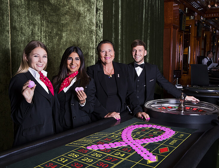 Achim Bieniek Pink Casino Night - Pink Ribbon