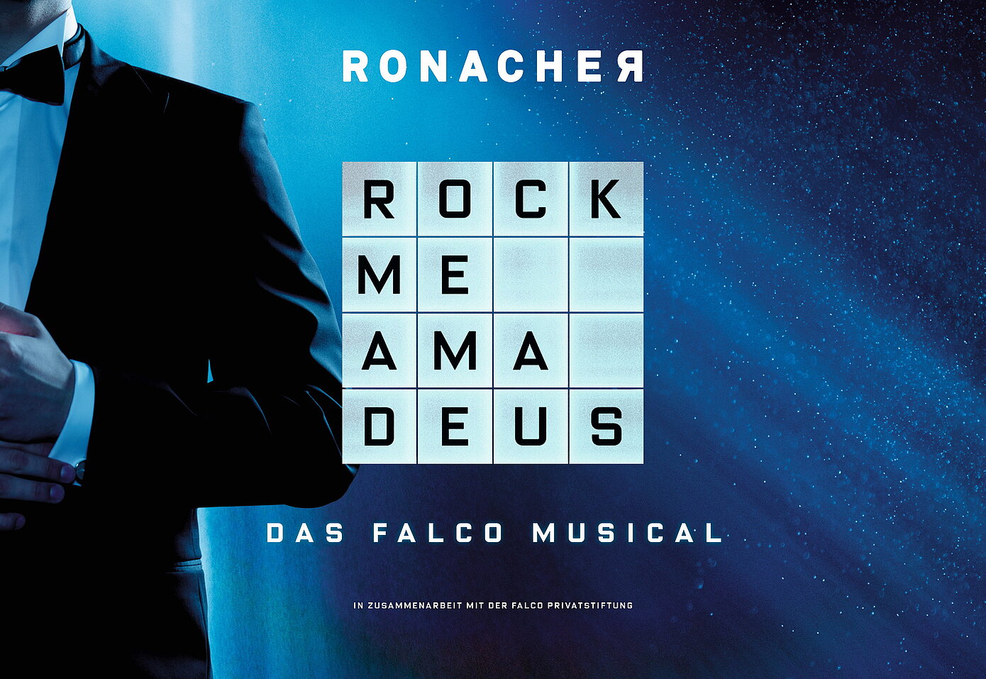 VBW Rock Me Amadeus Musical Key-Visual mit Logo