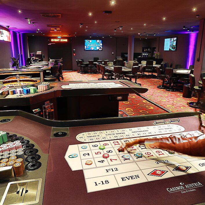 Erweiterter Spielbereich im Casino Linz