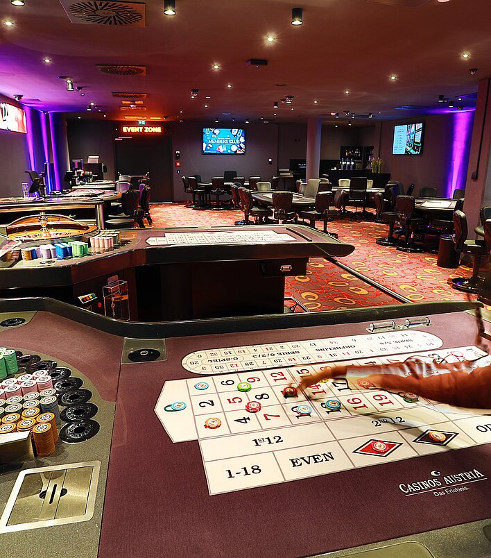 Erweiterter Spielbereich im Casino Linz