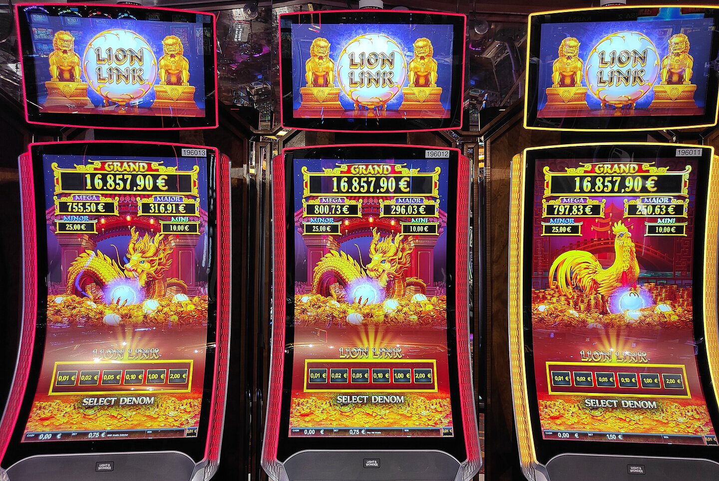 Lion Link Automaten im Casino Velden