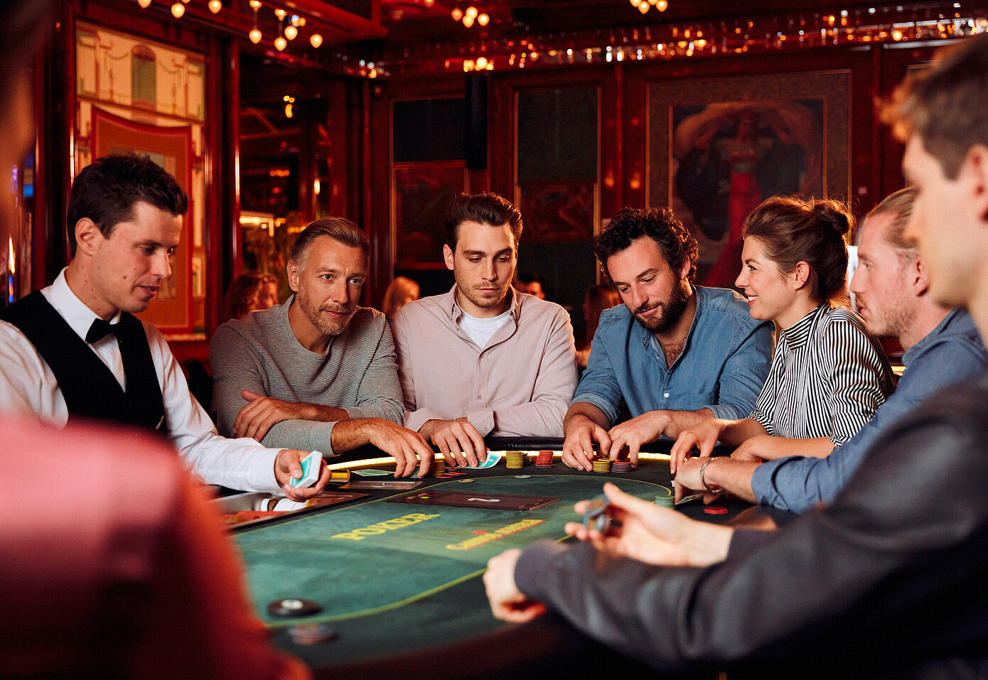 Poker Model Gruppe Turnier