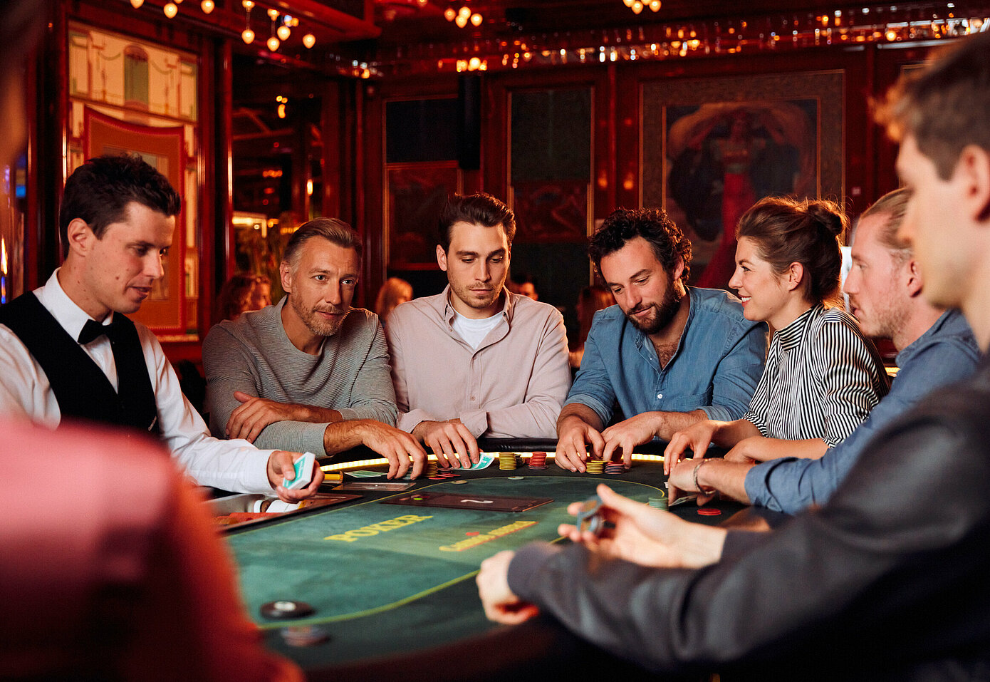 Poker Model Gruppe Turnier