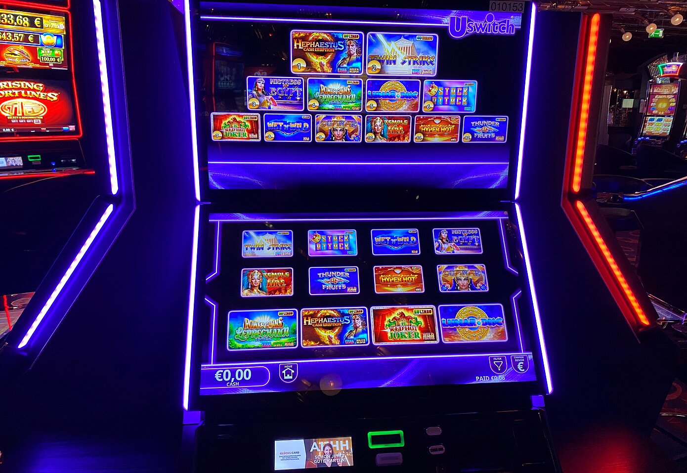 IGT Spielautomaten Screens