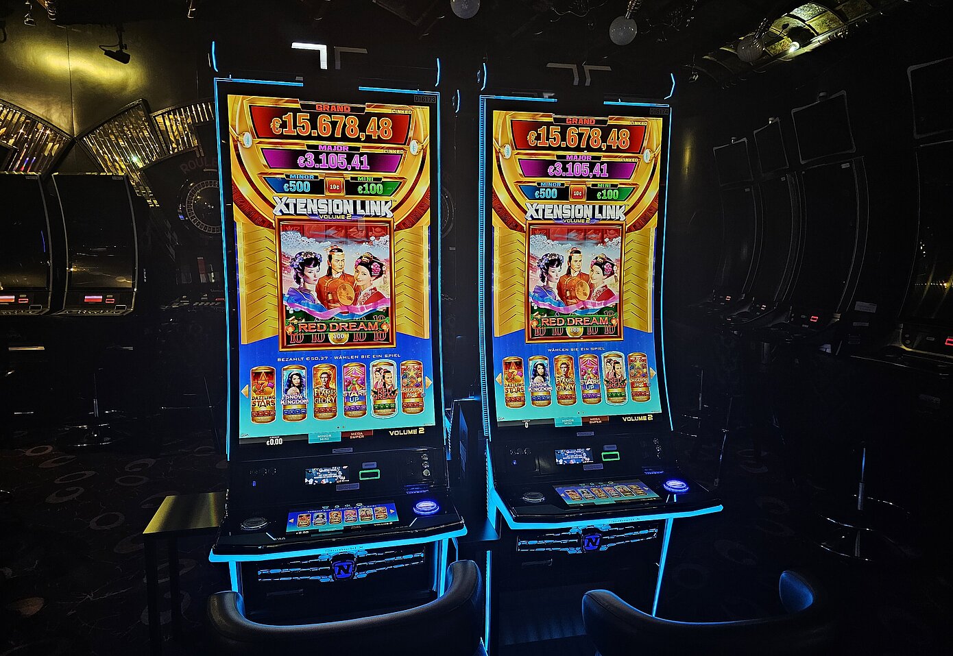 Novomatic X Tension Automaten im Casino Baden