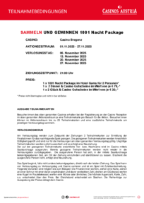 Teilnahmebedingungen S&G GAMS zu zweit