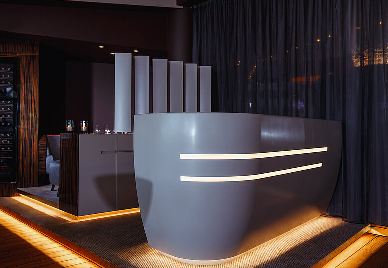 Empfang im Casino Restaurant DIE YACHT