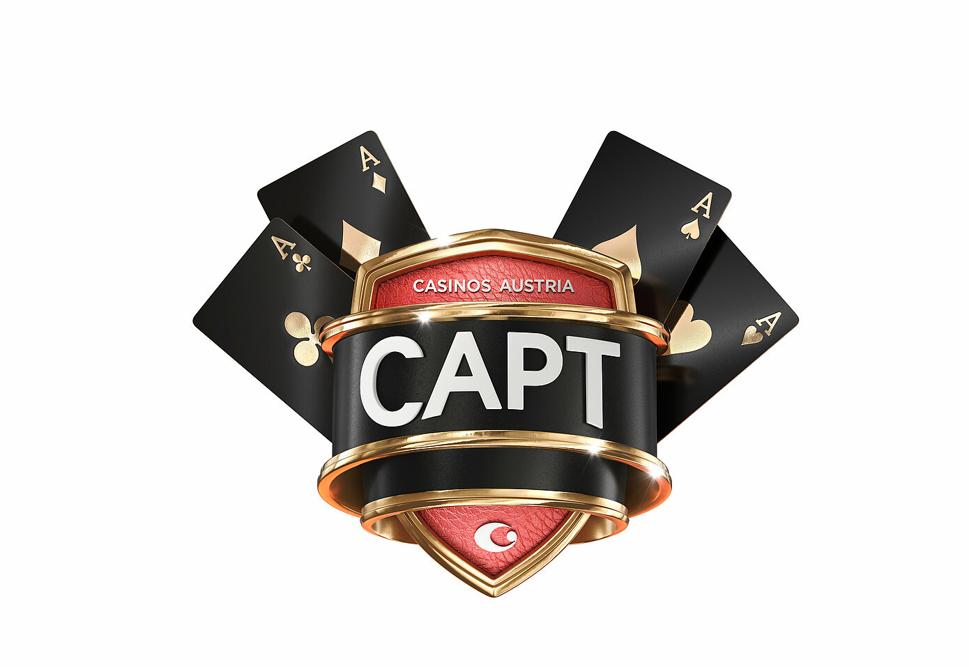 Casinos Austria Poker Tour Logo auf weißem Hintergrund
