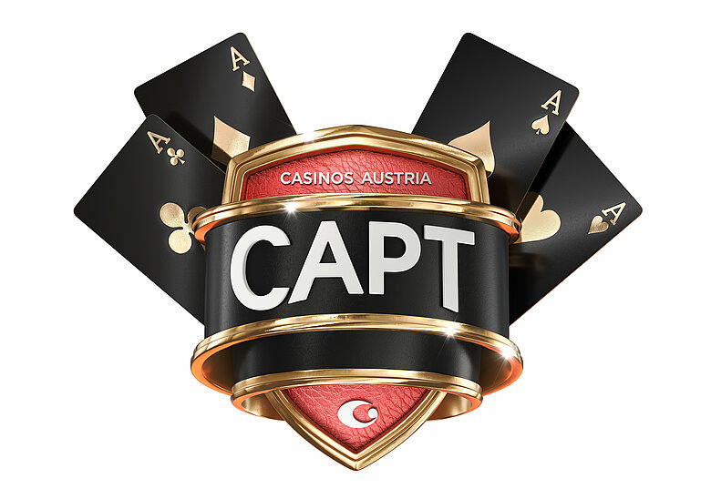 Casinos Austria Poker Tour Logo auf weißem Hintergrund
