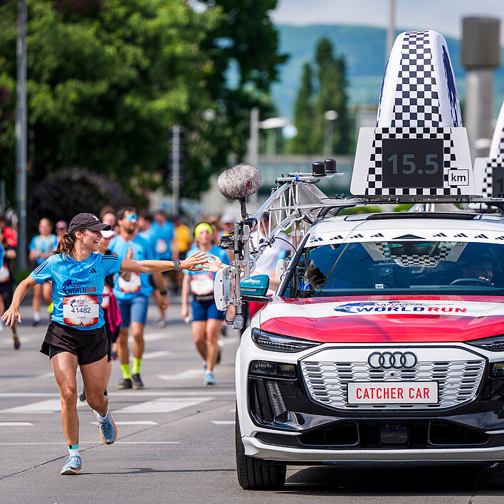 Wings for Life World Run 2025 Catcher Car