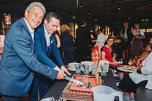 Gert Krones (Head of Operations Manager Casino Kitzbühel), Gerhard Eilenberger (Erster Vizebürgermeister Kitzbühel)