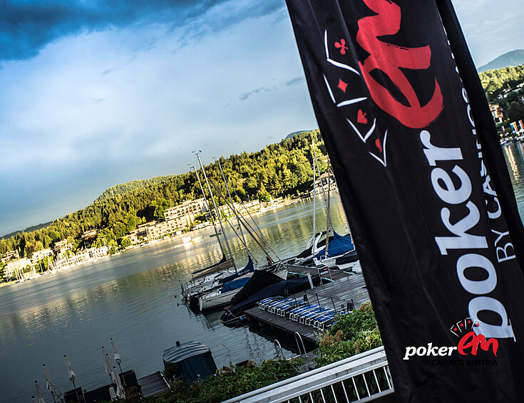 Philipp Radon Casino Velden mit Poker EM Fahne